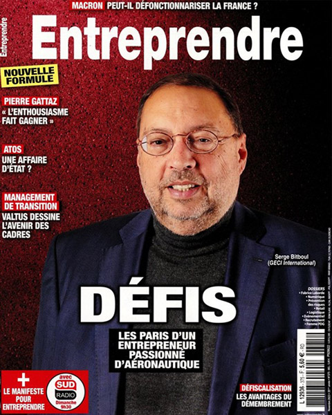Rencontre avec Fabrice LABORDE, co-président du groupe galis pour le magasine ENTREPRENDRE